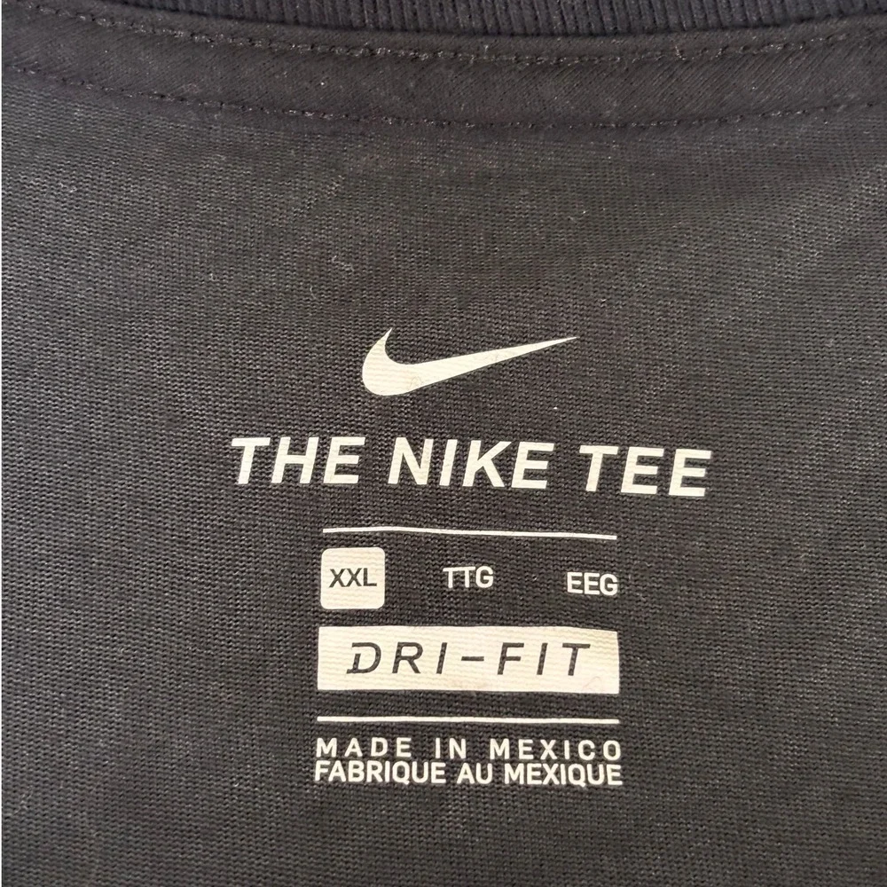 Nike Mens XXL Dri-FIT Beast Graphic T-Shirt Black Red Short Sleeve Athletic Tee